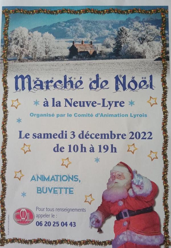 Marché de Noël à la Neuve Lyre le 03 décembre !!