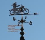Girouette Le motocycliste